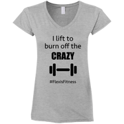 Fitted V-Neck T-Shirt - Funny Gear - Flexis Fitness
