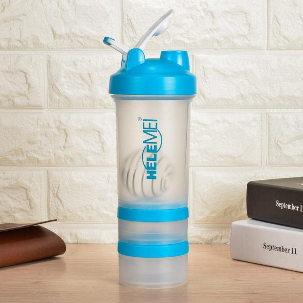 Dual-Mixer Water Bottle - Workout Gear - Flexis Fitness