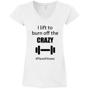 Fitted V-Neck T-Shirt - Funny Gear - Flexis Fitness