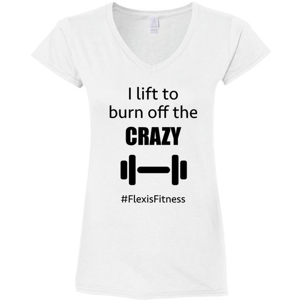 Fitted V-Neck T-Shirt - Funny Gear - Flexis Fitness