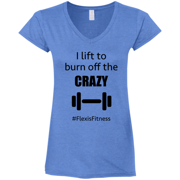 Fitted V-Neck T-Shirt - Funny Gear - Flexis Fitness