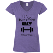 Fitted V-Neck T-Shirt - Funny Gear - Flexis Fitness