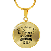 She Believed Necklace - Jewelry - Flexis Fitness