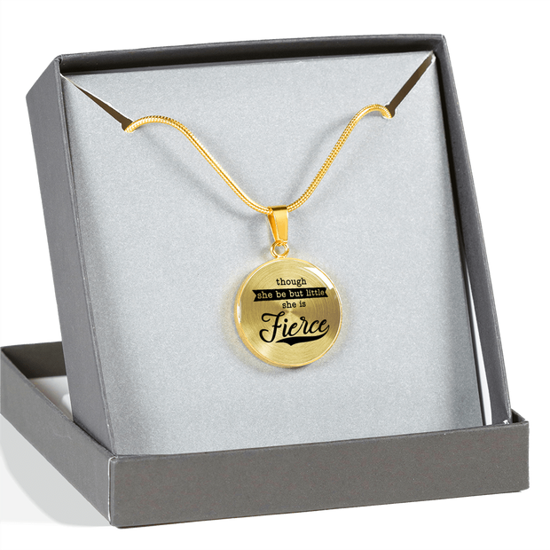 Little But Fierce Necklace - Jewelry - Flexis Fitness