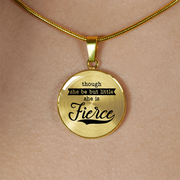Little But Fierce Necklace - Jewelry - Flexis Fitness