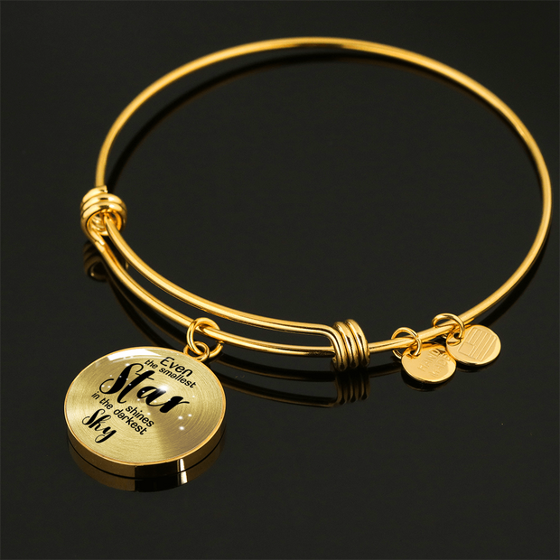 Shine In The Darkest Sky Bangle - Jewelry - Flexis Fitness