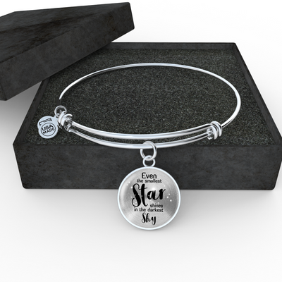 Shine In The Darkest Sky Bangle - Jewelry - Flexis Fitness