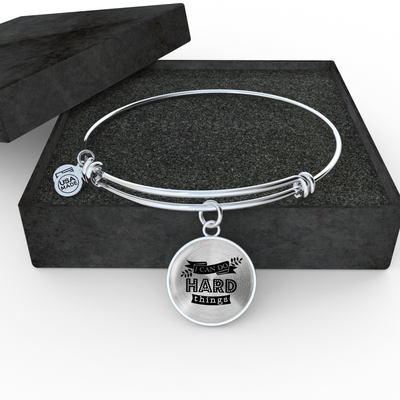 I Can Do Hard Things Bangle - Jewelry - Flexis Fitness