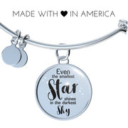 Shine In The Darkest Sky Bangle - Jewelry - Flexis Fitness