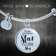 Shine In The Darkest Sky Bangle - Jewelry - Flexis Fitness