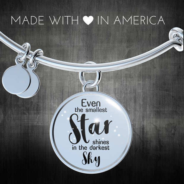 Shine In The Darkest Sky Bangle - Jewelry - Flexis Fitness