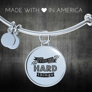 I Can Do Hard Things Bangle - Jewelry - Flexis Fitness