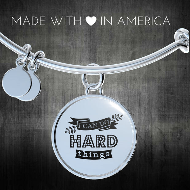I Can Do Hard Things Bangle - Jewelry - Flexis Fitness