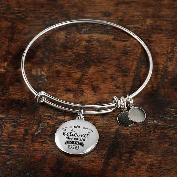 She Believed Bangle - Jewelry - Flexis Fitness