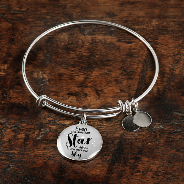 Shine In The Darkest Sky Bangle - Jewelry - Flexis Fitness